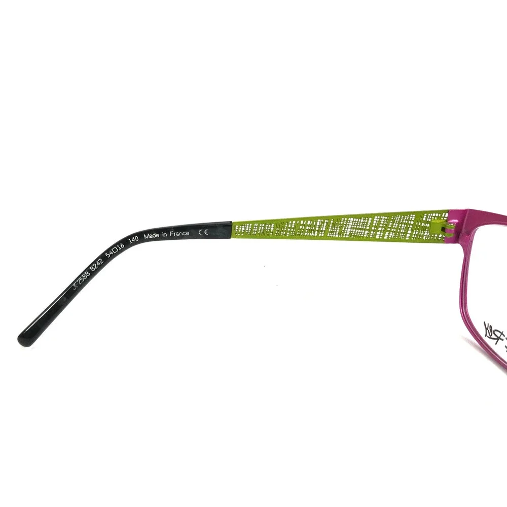 J.F. Rey Eyeglasses Frames JF2588 8242 Matte Pink Green Cat Eye 54-16-140